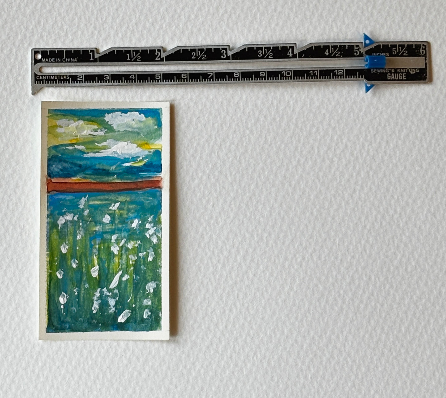 Mini Study Painting By Grandaddy | Blooming Skies