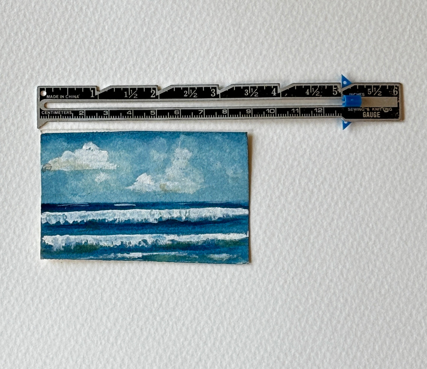 Mini Study Painting By Grandaddy | Waves Of Comfort