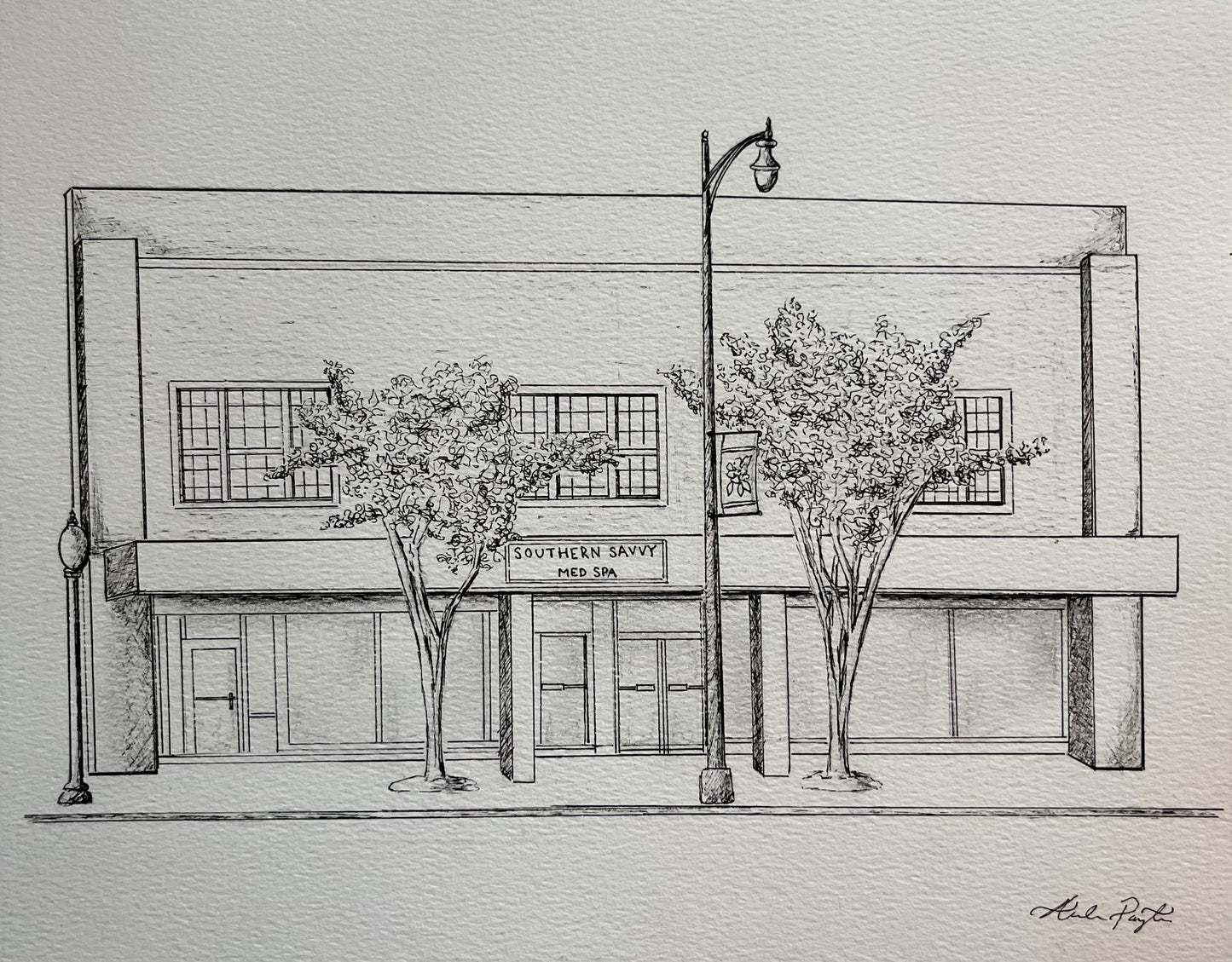 Custom Building Illustration