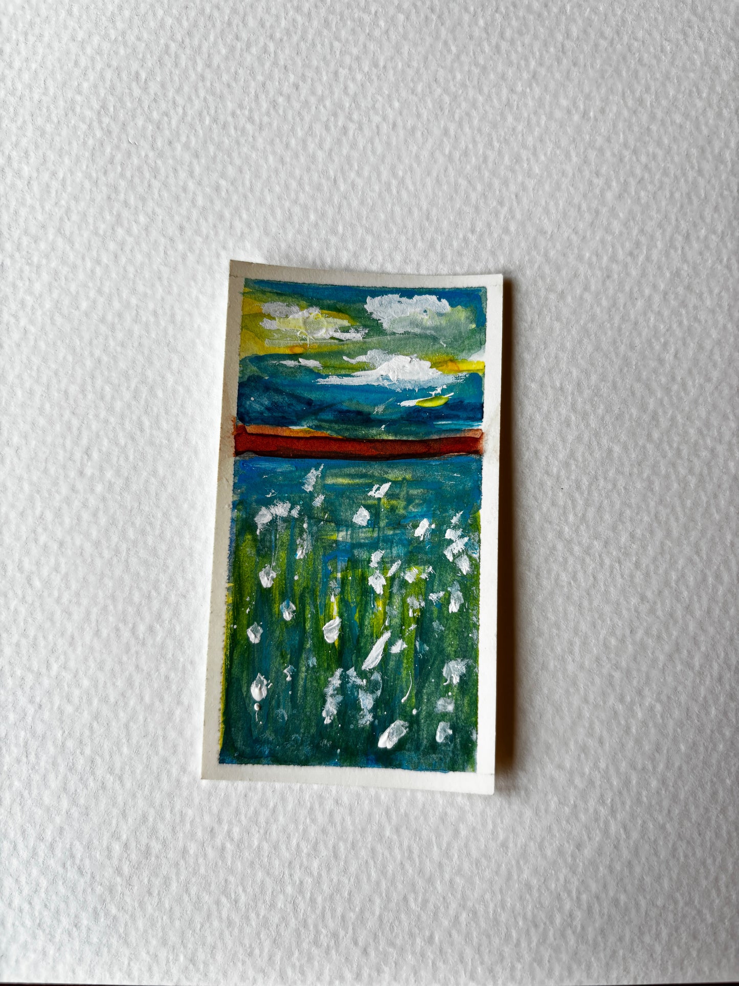Mini Study Painting By Grandaddy | Blooming Skies