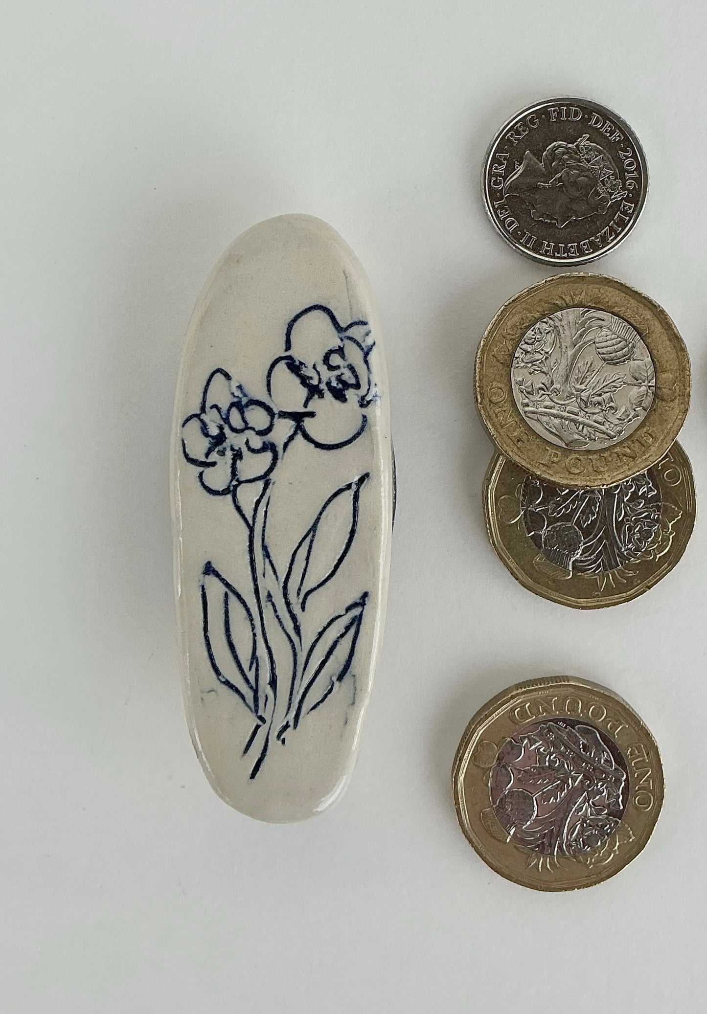 Ceramic Floral Magnet