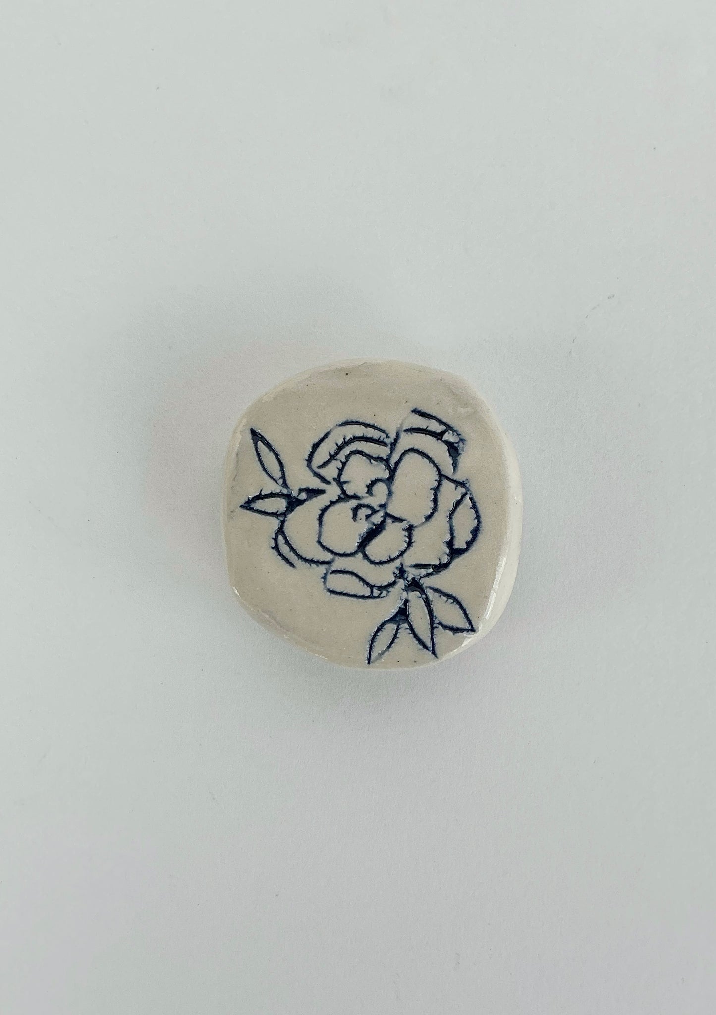 Ceramic Floral Magnet