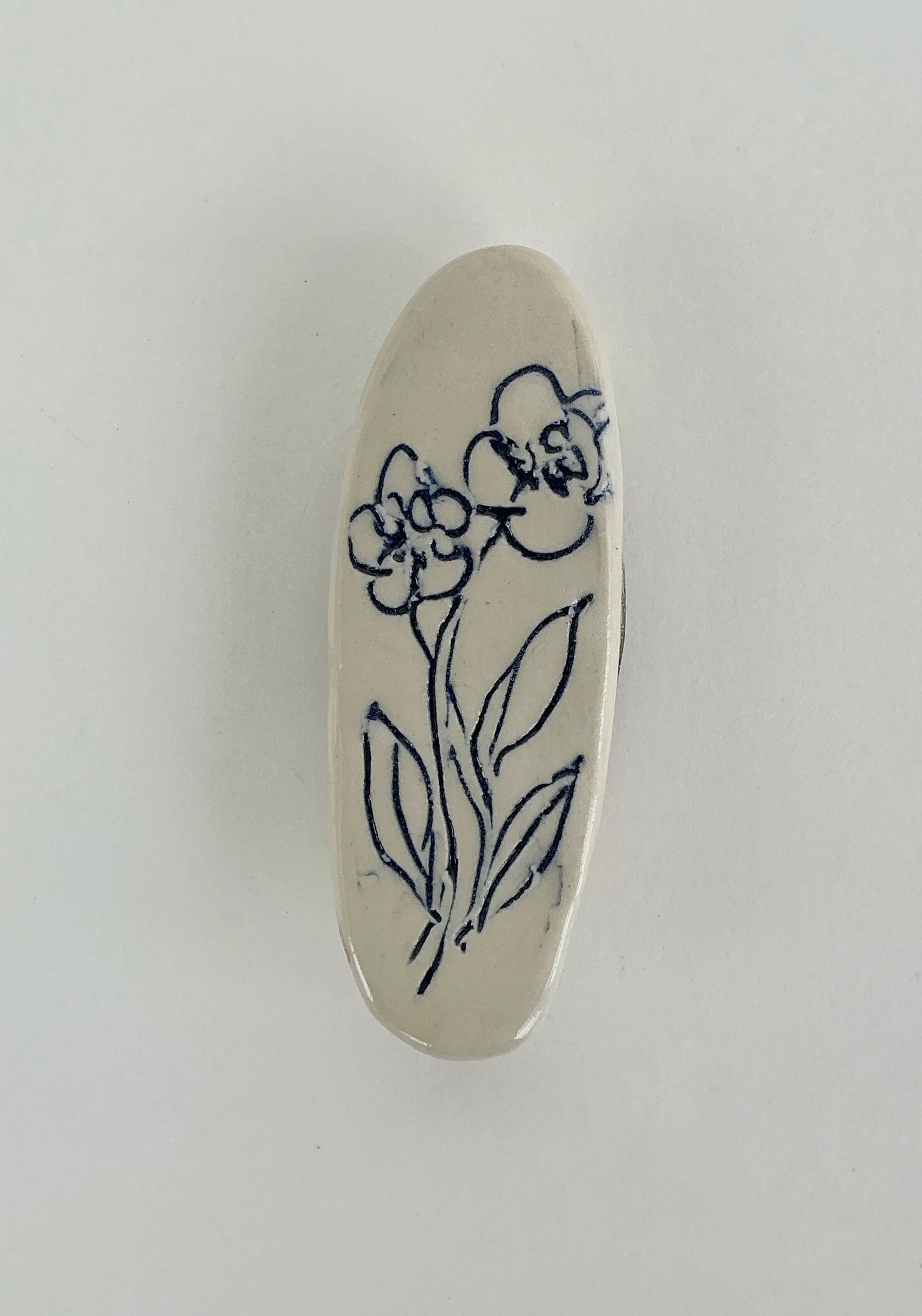 Ceramic Floral Magnet