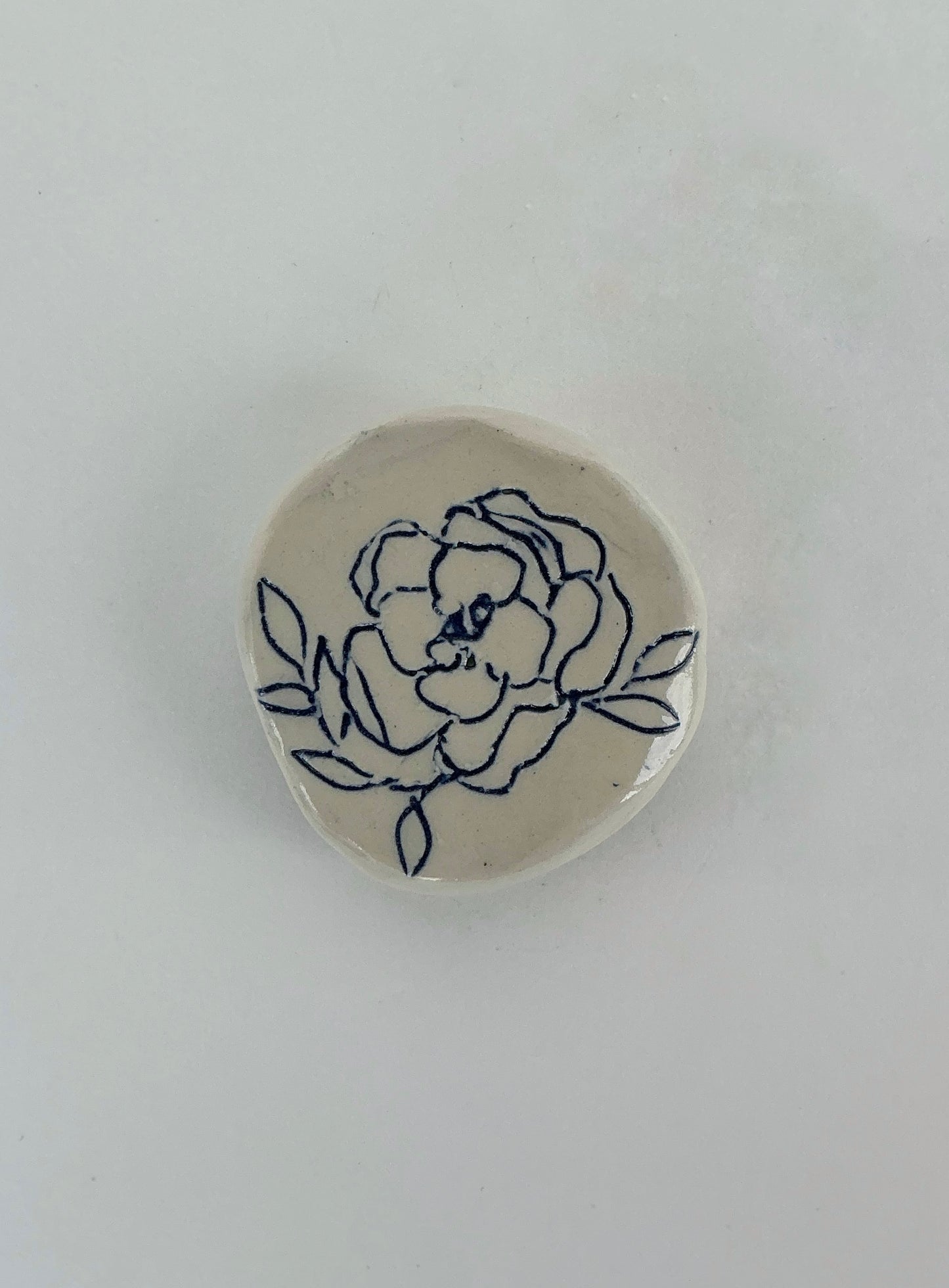 Ceramic Floral Magnet