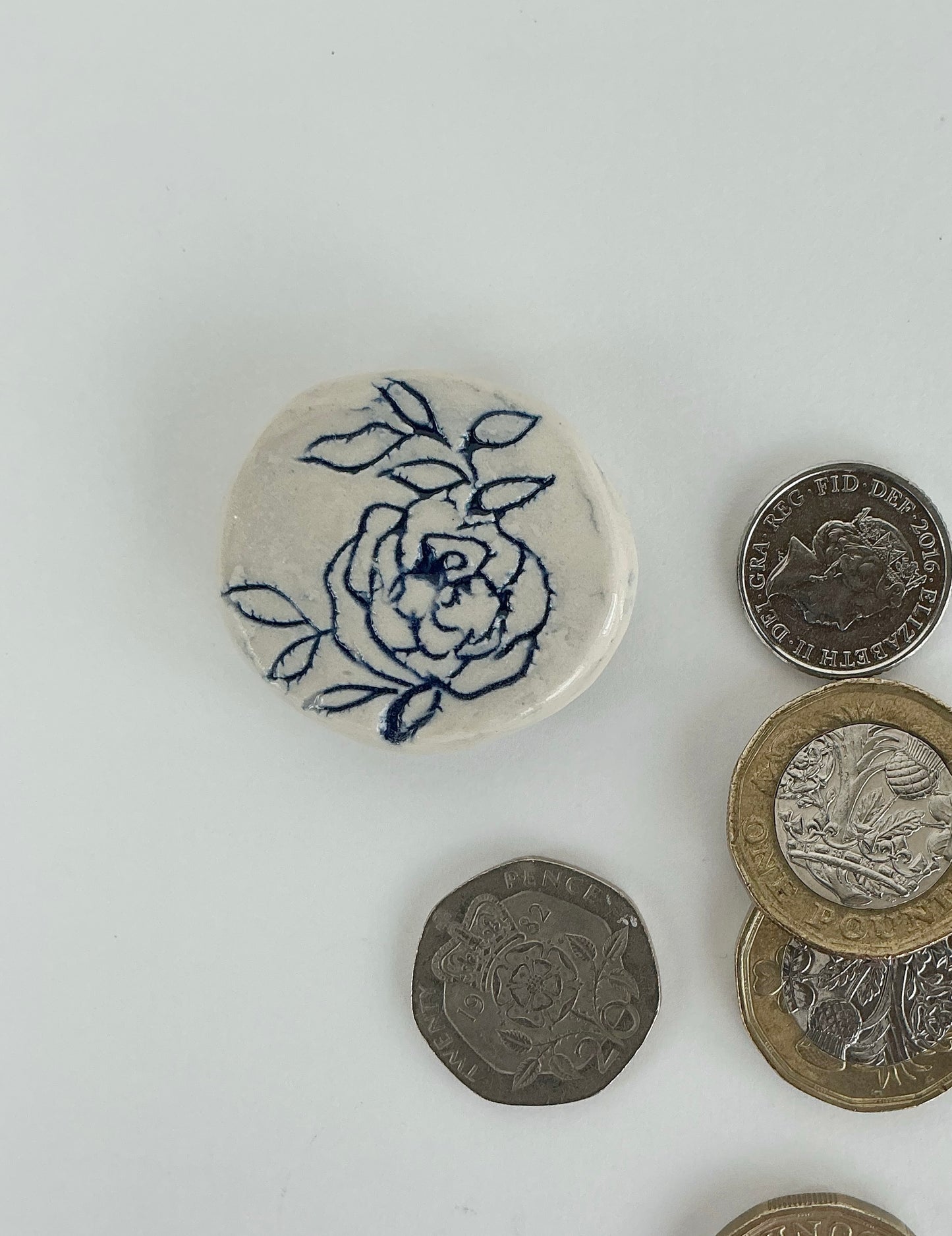 Ceramic Floral Magnet