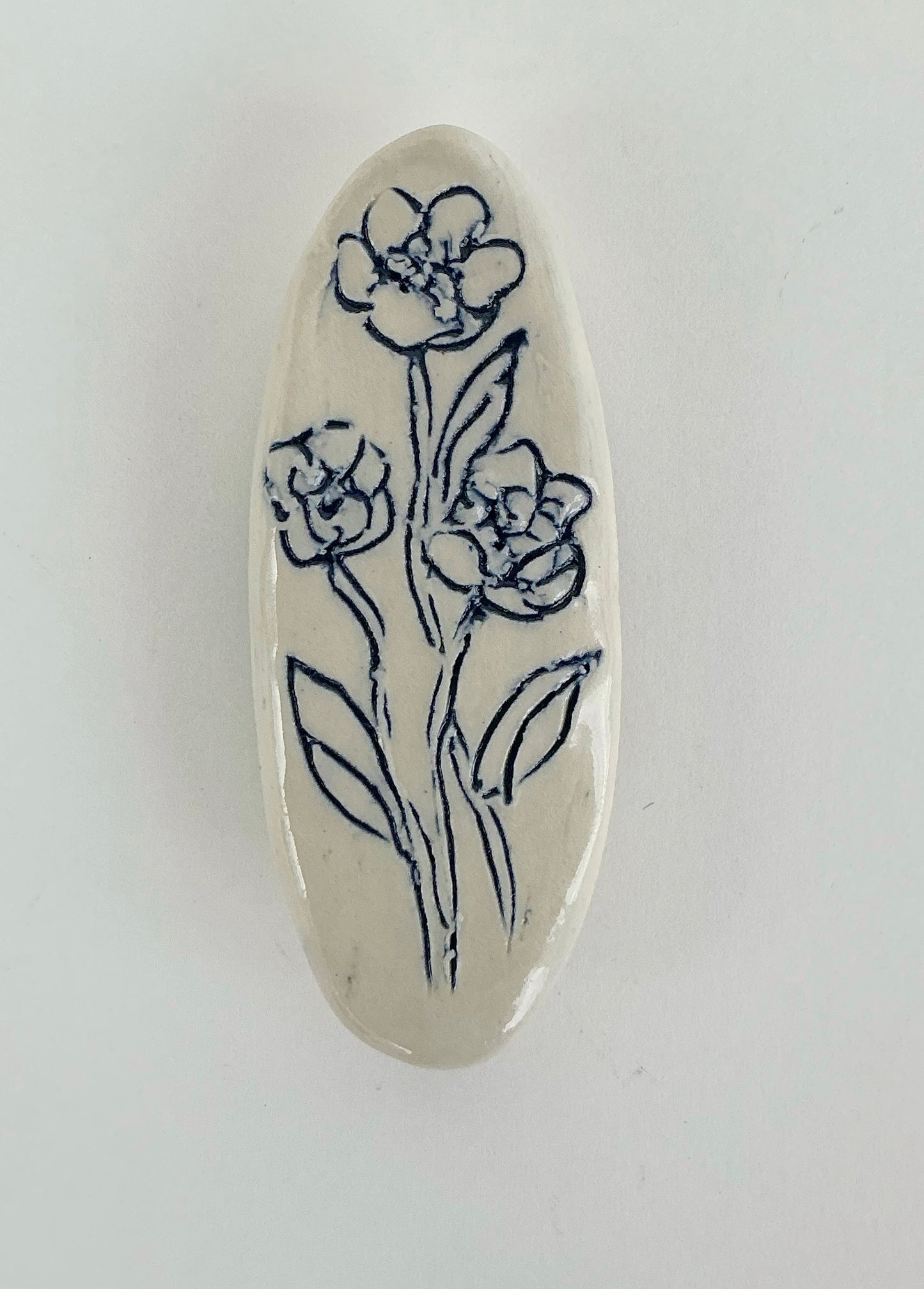 Ceramic Floral Magnet