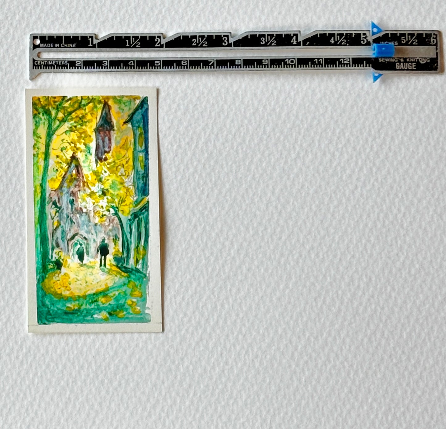 Mini Study Painting By Grandaddy | Peaceful Prayer