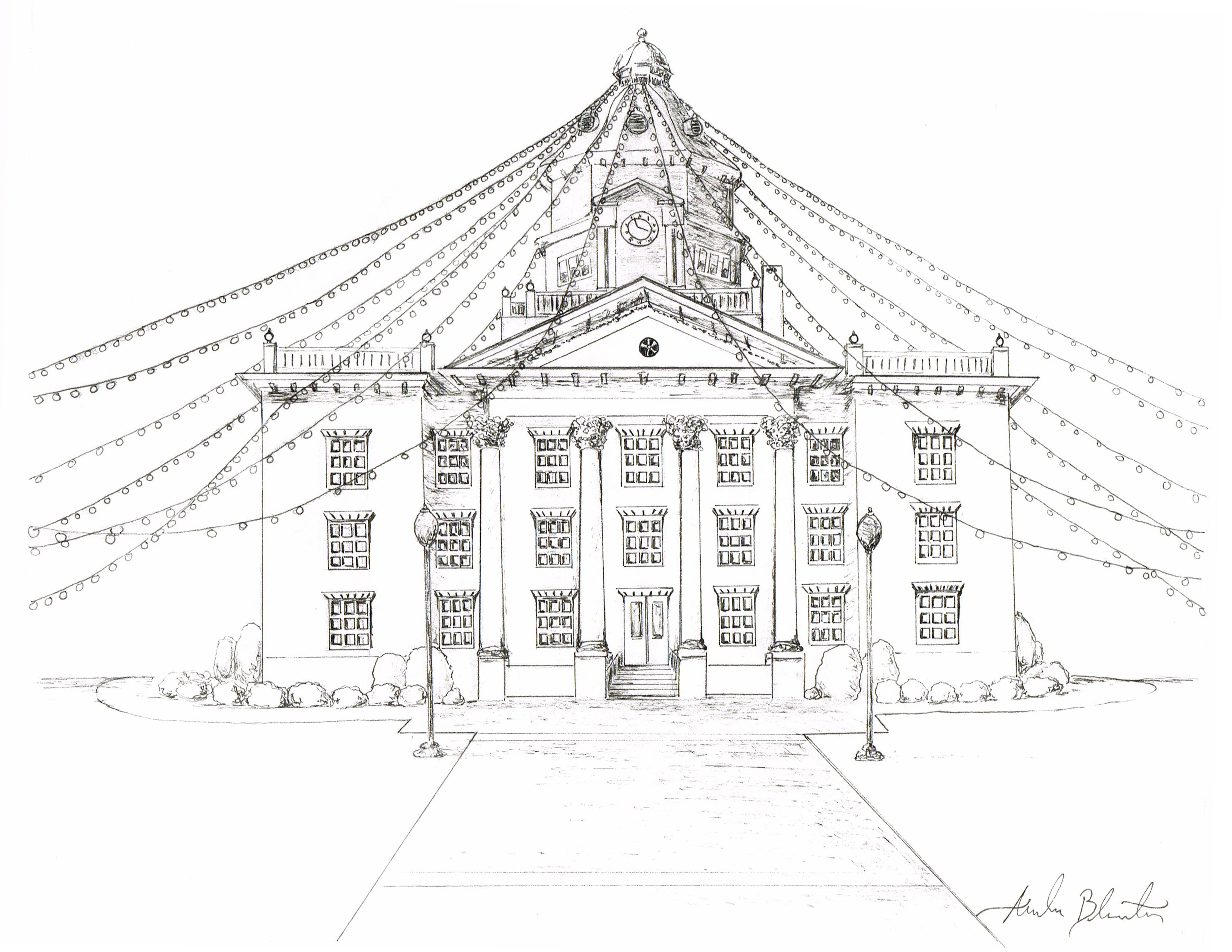 Custom Building Illustration